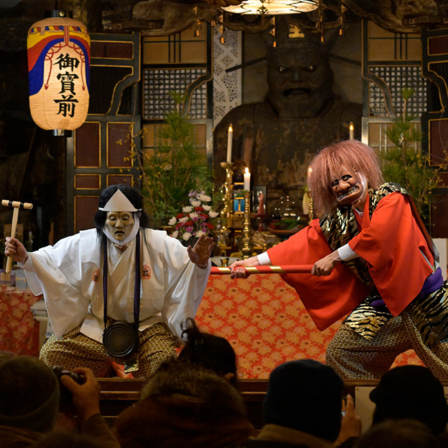 『ゑんま堂狂言節分会奉納公演』予告イメージ