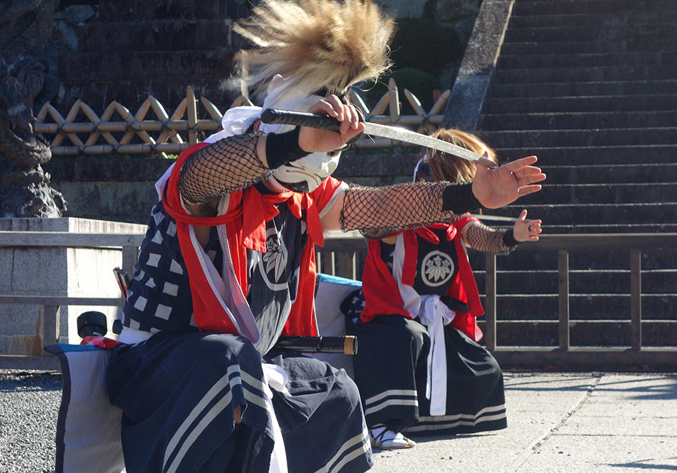 『京の鬼と伝統芸能 其の二』予告京都鬼剣舞イメージ